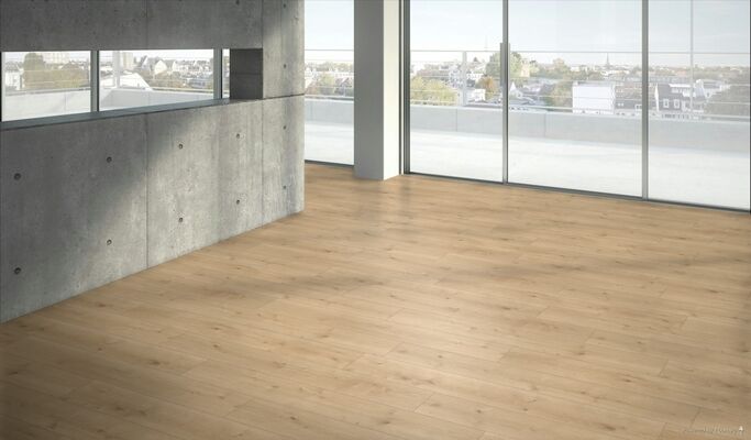  Parador Modular ONE Hydron Designboden Eiche pure Hell Holzstruktur Designboden Landhausdiele 1290x196x5,5 mm 1746934 | 94072