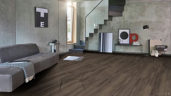  Parador Basic 600 Laminat Eiche Studioline Braungrau Naturmattstruktur Landhausdiele 2200x243x8 mm 1748194 | 94135