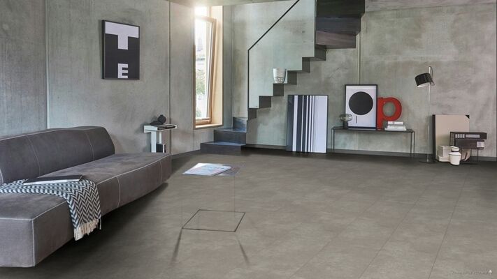  Parador Modular ONE Designboden Stein Atlas Hellgrau Steinstruktur Designboden Großfliese 853x400x8 mm 1748731 | 94201