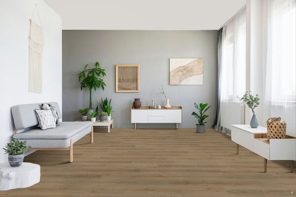  Parador Basic 5.3 Vinylboden Eiche Royal hell Struktur Rigid Landhausdiele 1209x225x5,3 mm 1743006 | 95449