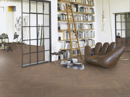  Parador Trendtime 10 Parkett Eiche Sienna Natur matt lackiert Chevron-Stab 610x90x15 mm 1748482 | 95599