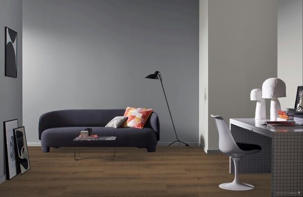  Parador Basic 2.0 Vinylboden Eiche Cambridge geräuchert geräuchert gebürstete Struktur Klebevinyl Landhausdiele 1219x229x2 mm 1748821 | 95647