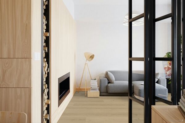  Parador Basic 2.0 Vinylboden Eiche Regent Beige gebürstete Struktur Klebevinyl Landhausdiele 1219x229x2 mm 1748822 | 95650