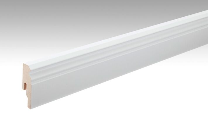  Meister FL Profil 10 PK Sockelleiste Dekorfolie Uni weiß glänzend 2380x18x60 mm 200000-2380-00324 | 96062