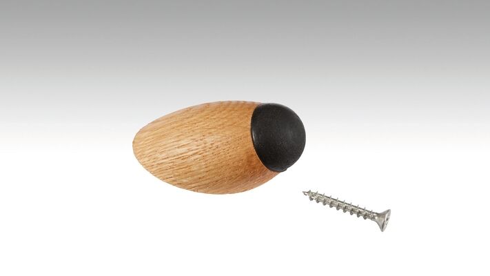  Meister Zubehör Pflege Eiche natur Türstopper EH massiv 0x15x0 mm 800003-00001 | 96125