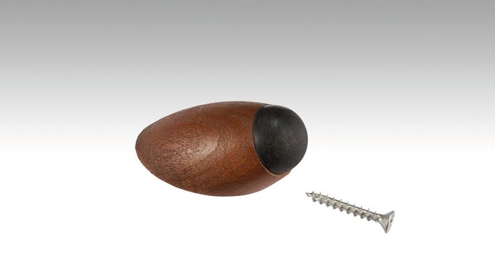  Meister Zubehör Pflege Nussbaum amerikanisch Türstopper EH massiv 0x15x0 mm 800003-00015 | 96128