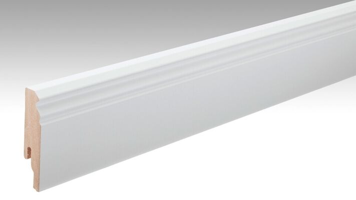  Meister FL Profil 11 PK Sockelleiste Dekorfolie Uni weiß glänzend 2380x18x80 mm 200001-2380-00324 | 96335