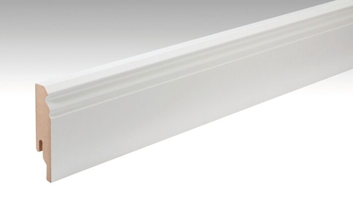  Meister FL Profil 11 PK Sockelleiste Dekorfolie Weiß streichfähig 2380x18x80 mm 200001-2380-02222 | 96338