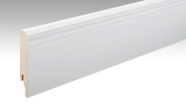  Meister FL Profil 12 PK Sockelleiste Dekorfolie Uni weiß glänzend 2380x18x100 mm 200002-2380-00324 | 96341