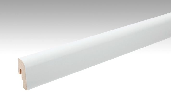  Meister FL Profil 2 PK Sockelleiste Dekorfolie Uni weiß glänzend 2380x22x50 mm 200004-2380-00324 | 96353