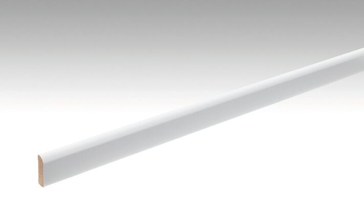  Meister M Profil 6 LF Sockelleiste Dekorfolie Weiß streichfähig 2380x6x25 mm 200007-2380-02222 | 96665