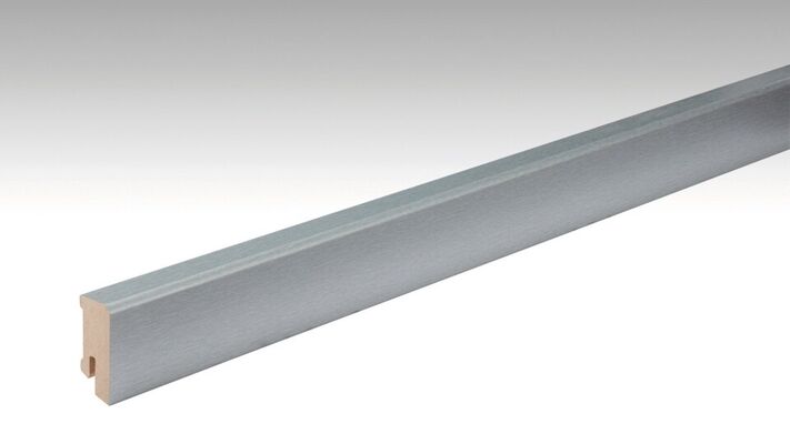  Meister FL Profil 14 MK Sockelleiste Dekorfolie Edelstahl 2380x16x38 mm 200009-2380-00063 | 96677