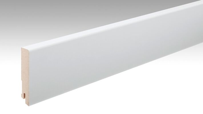  Meister FL Profil 16 MK Sockelleiste Dekorfolie Uni weiß glänzend 2380x16x80 mm 200011-2380-00324 | 96704