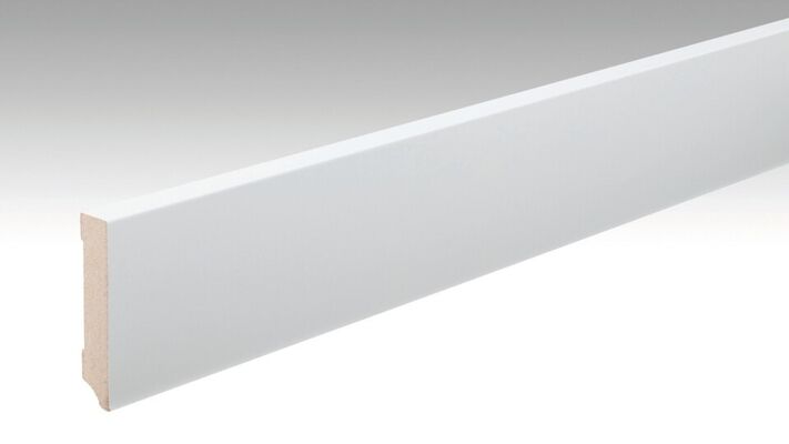  Meister FL Profil 17 MK Sockelleiste Dekorfolie Weiß streichfähig 2380x14x70 mm 200012-2380-02222 | 96713