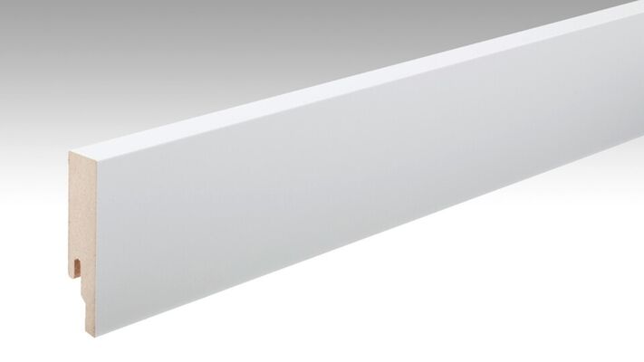  Meister FL Profil 9 PK Sockelleiste Dekorfolie Uni weiß glänzend 2380x18x80 mm 200016-2380-00324 | 96929