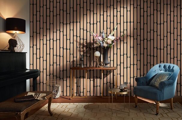  Meister Acoustic SensebOLD Akustikpaneel Round tiles Dekor 2600x20x330 mm 300030-2600330-20123 | 98381