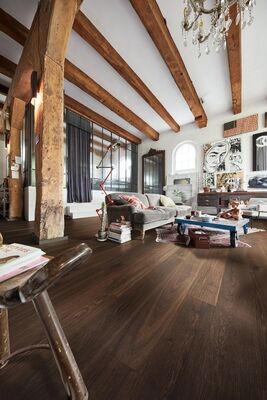  Meister longlife PD 400 Parkett Eiche kerngeräuchert lebhaft gebürstet Landhausdiele 2200x13x180 mm 500006-2200180-09007 | 99392