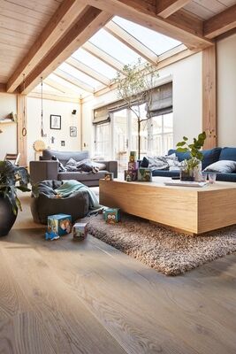  Meister longlife PD 400 Parkett Eiche cremeweiß authentic gebürstet Landhausdiele 2200x13x180 mm 500006-2200180-09017 | 99488