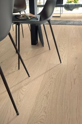  Meister HD 100 Natureflex Echtholzboden Eiche cremeweiß Lebhaft Gebürstet Landhausdiele 2200x8x210 mm 500139-2200210-20014 | 99872